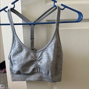 Yogalicious Heather Gray Sports Bra